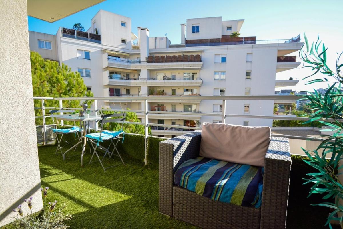 Port Marianne Avec Terrasse Et Parking Gratuit Montpellier Exterior foto